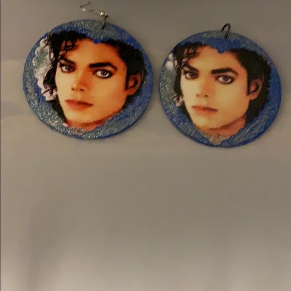 Jewelry Blue Michael Jackson Earrings Poshmark